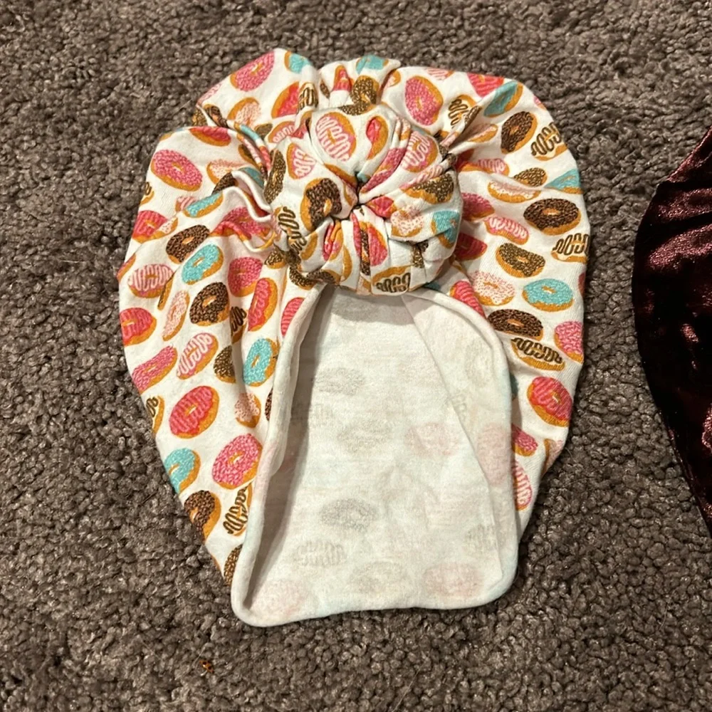 Babygirl knot turban hats 6m bundle!!